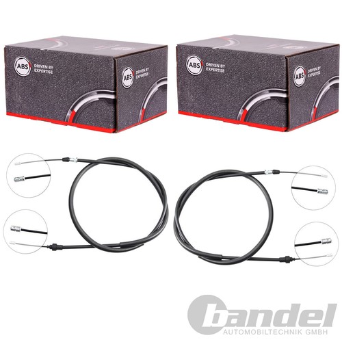 Handbremsseil hinten - 2x, a.b.s.