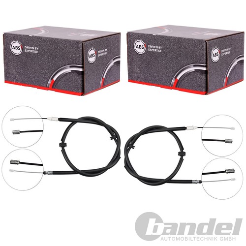 S handbremsseile - 2x, a.b.s.