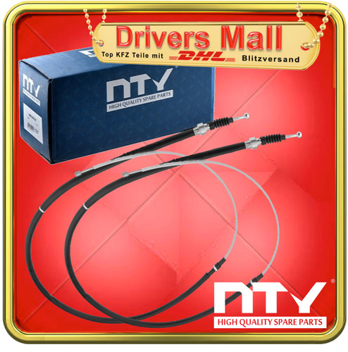 Nty handbremsseile hinten - 2x,