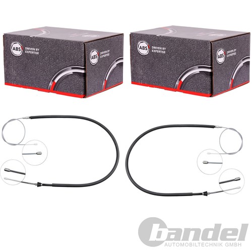 S handbremsseile - 2x, a.b.s.