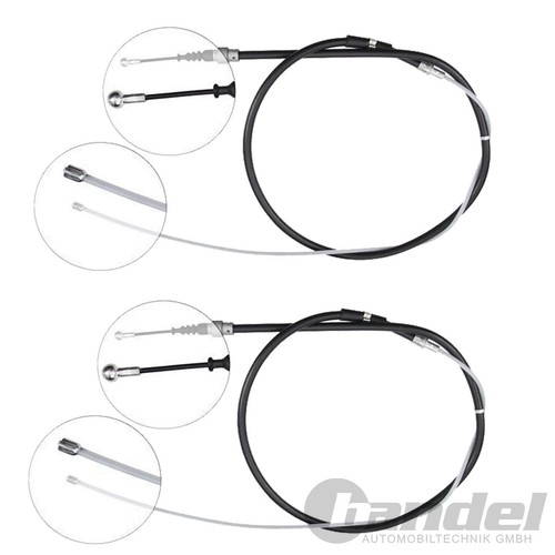 Bremsseil seilzug - 2x,